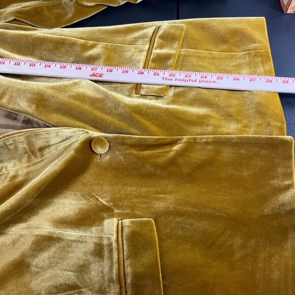 INC International Concepts Gold Velvet Blazer Women Sz XL Cocktail Party Glam - Picture 9 of 11